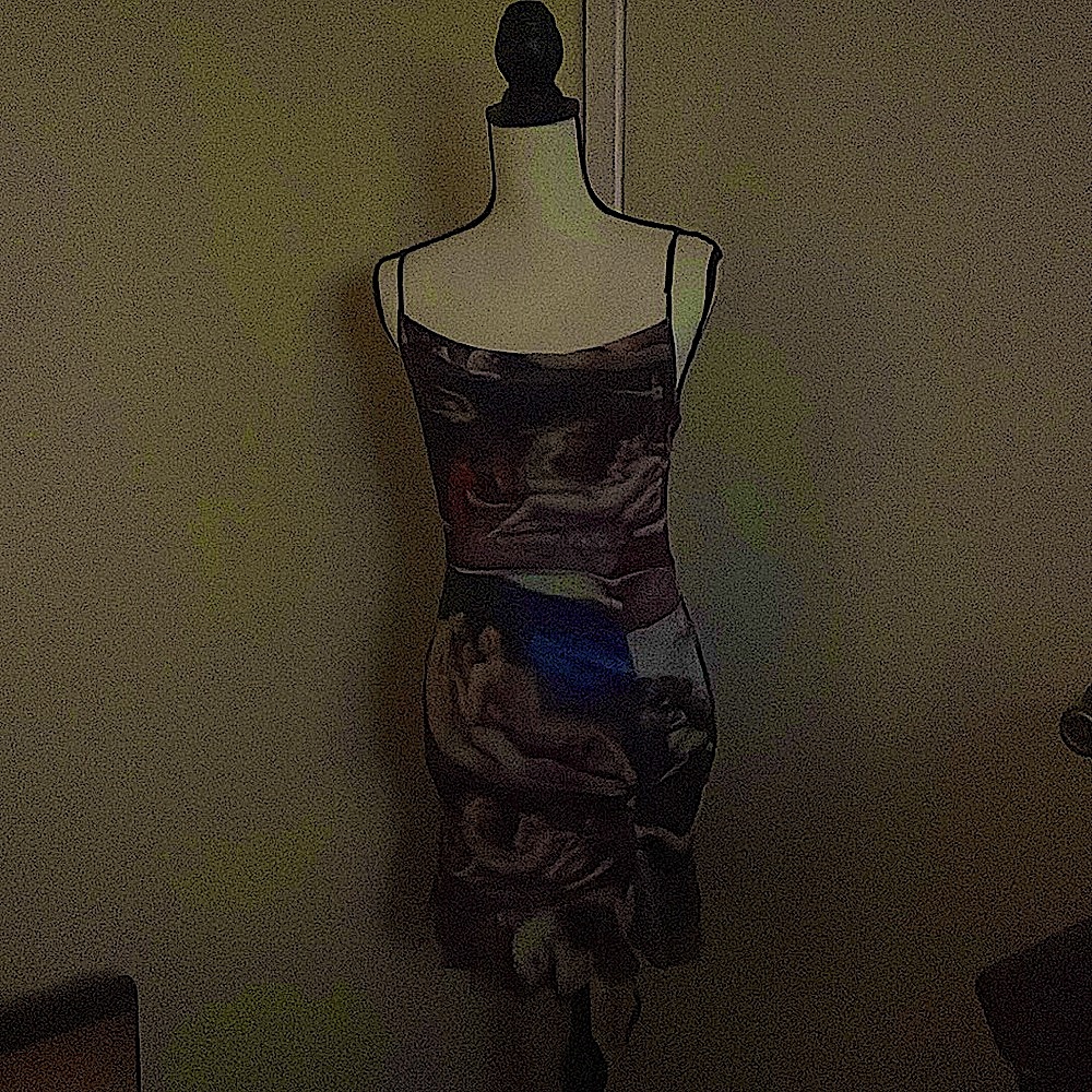 SHEIN impressionist dress👗🎨